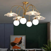 Blad Oktopus Guld Modern Taklampa